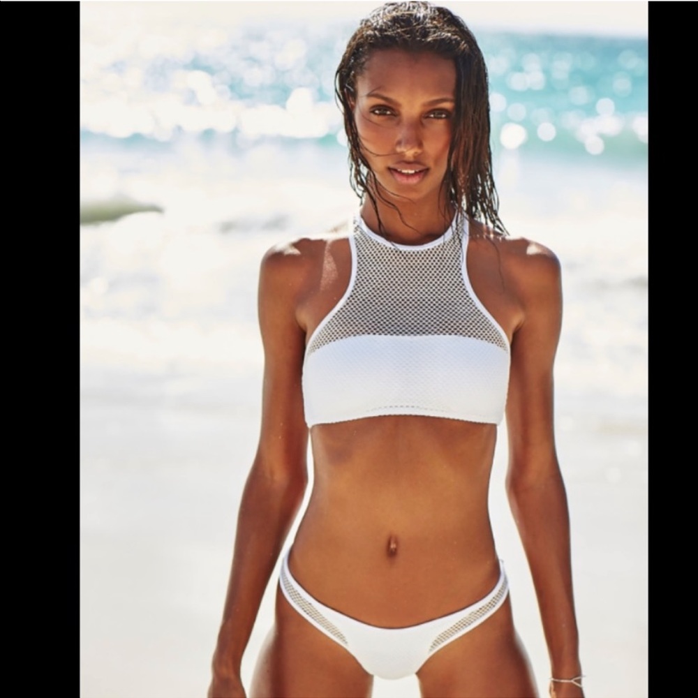 Victoria secret high neck mesh bikini top